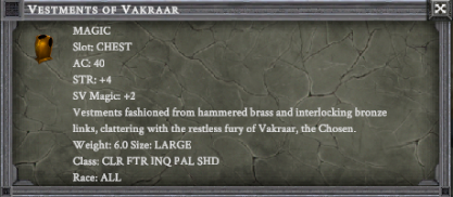 VESTMENTS OF VAKRAAR item card